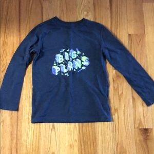 Cat & Jack size 6/7 Big Plans long sleeve